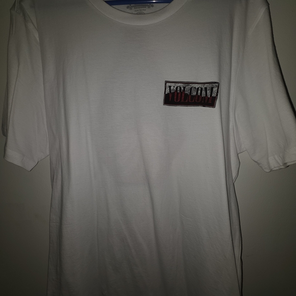 Volcom Men's White Tee with Graphic Logo - Picture 1 of 3
